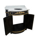 Majestic marble wood vanity