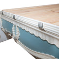 French style hand carving wooden queen size bed
