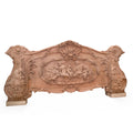 French style hand carving wooden queen size bed