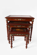 Louis XVI Nesting Coffee Table Set (3 tables)