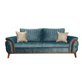Deep seated velvet living room (4 pieces)