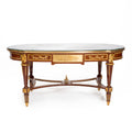 French louis XVI Marquetry Inlaid table (3 set)