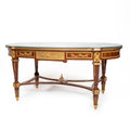 French louis XVI Marquetry Inlaid table (3 set)