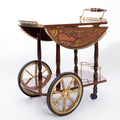 Italian Inlaid tea cart 19th century style
