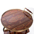 Italian Inlaid tea cart 19th century style