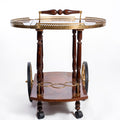 Italian Inlaid tea cart 19th century style
