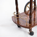 Italian Inlaid tea cart 19th century style