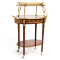French Louis XV ormolu mounted tea cart