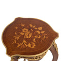 Pair of French Empire Marquetry Inlaid side table (2 SET)