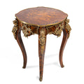 Louis XV style ormolu mounted and marquetry inlaid side table