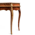 French Empire console table with marble top