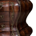 French Louis XV style bombe commode - side curved