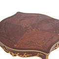 Square Louis XV style ormolu mounted center table