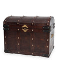 Wooden classic closed treasure chest - (3 set)