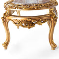 Luxury gold gilded Victorian style living room (6 pieces)
