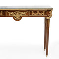 Louis XVI style ormolu mounted console table