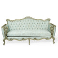 Louis XV style living room with flower bouquet back (5 pieces)