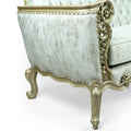 Louis XV style living room with flower bouquet back (5 pieces)