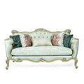Louis XV style living room with flower bouquet back (5 pieces)