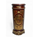 Gilded Louis XV style Boulle pedestal (2 set)