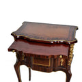 Brown French 18th century style nightstand (2 set)