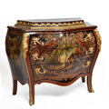 Hand painted Louis XIV chest-drawer