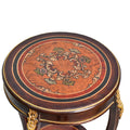 Louis XV hand-paint round table (2 set)