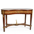 French Louis XVI style kidney console table