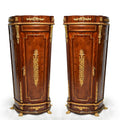 Pair of French Style Pedestal cabinet