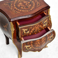 S-shaped Louis XV side nightstand