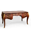 Marquetery inlaid Louis XV style office desk