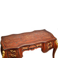 Marquetery inlaid Louis XV style office desk