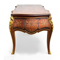 Marquetery inlaid Louis XV style office desk