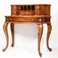 Victorian inlaid secretary desk