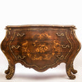 Louis XV Style Chest Drawer with Crackle Top