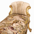Récamier Chaise Lounge with Padded Arms