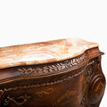 Louis XV Style Curved Commode with Marble Top (Condensed)