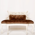 Louis xv open arm settee