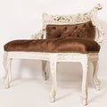 Louis xv open arm settee