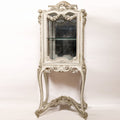 Rococo hand carved french vitrine late 19th century