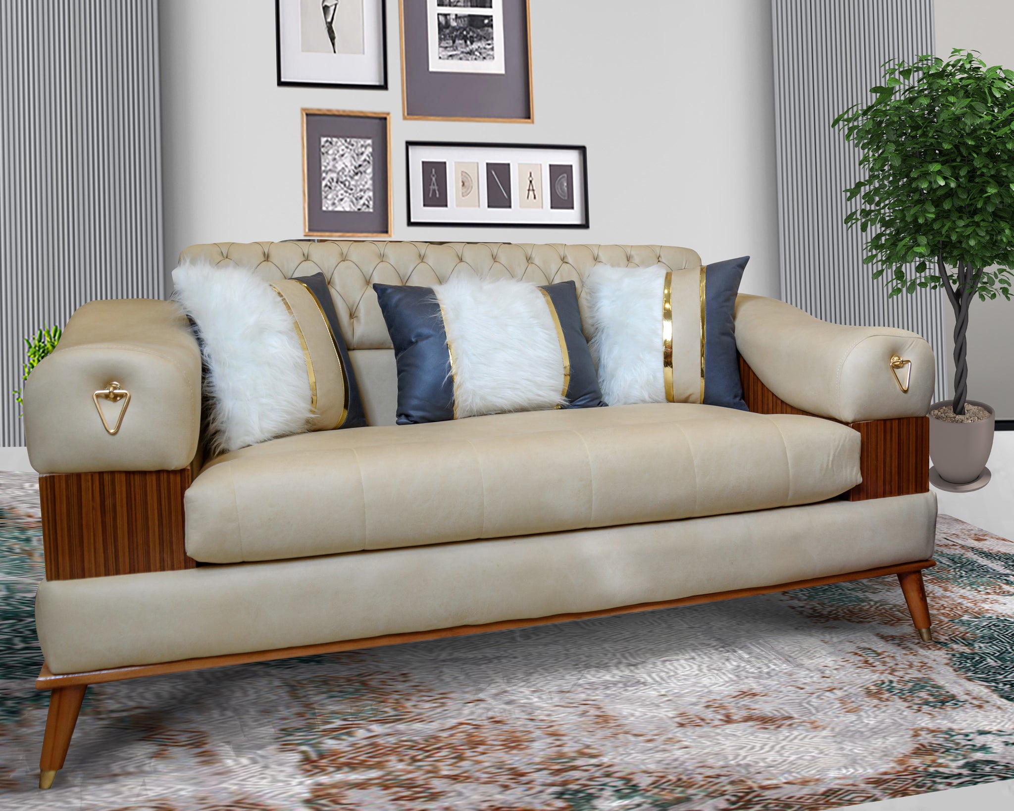 Elegant Hideaway living room