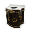 Majestic marble wood vanity