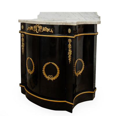 Majestic marble wood vanity