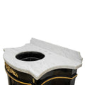 Majestic marble wood vanity