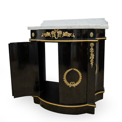 Majestic marble wood vanity