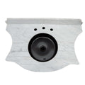 Majestic marble wood vanity