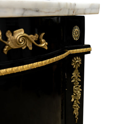 Majestic marble wood vanity