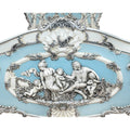 French style hand carving wooden queen size bed