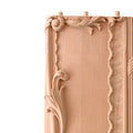 French style hand carving wooden queen size bed