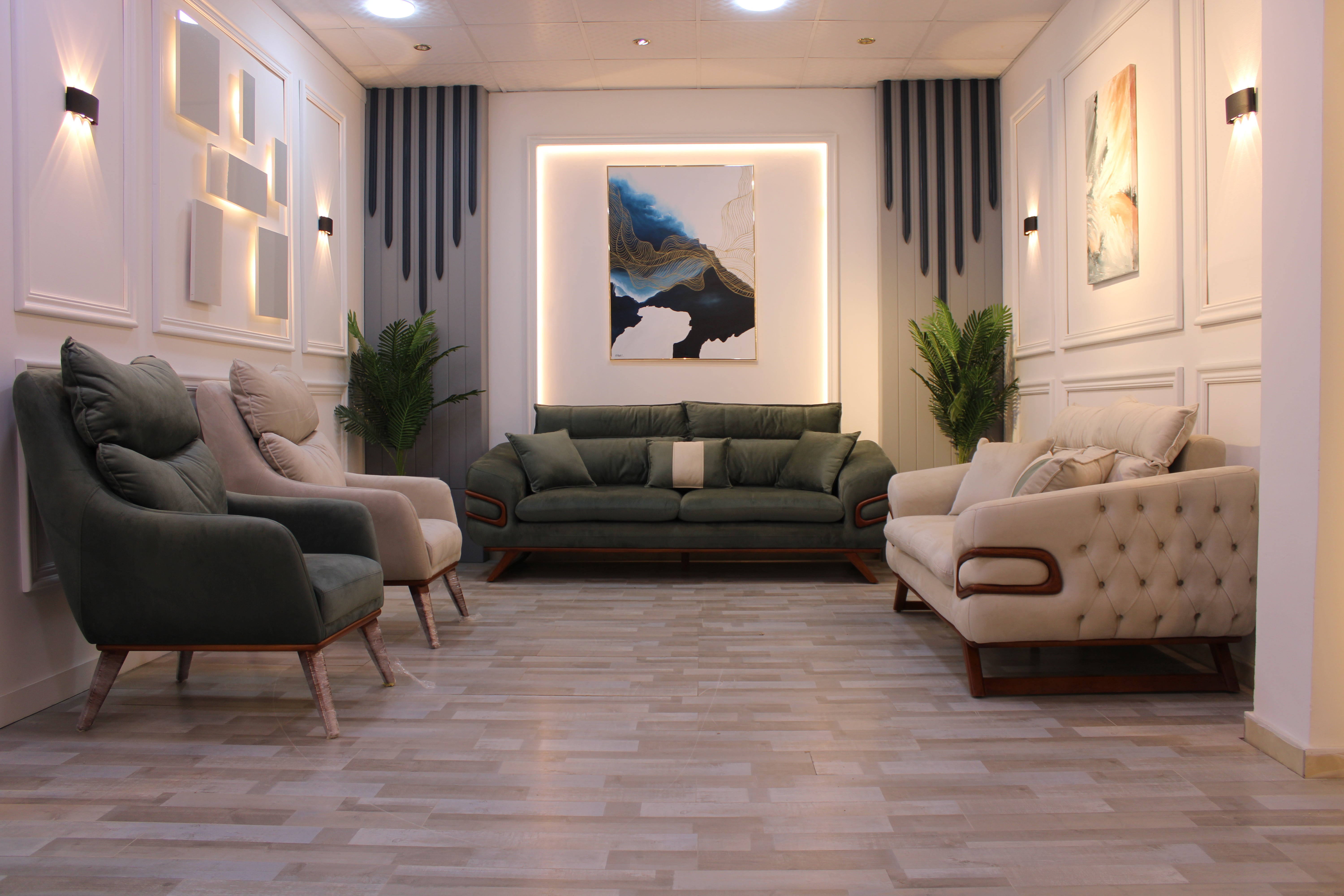 The Urban Wall Lounge Living Room